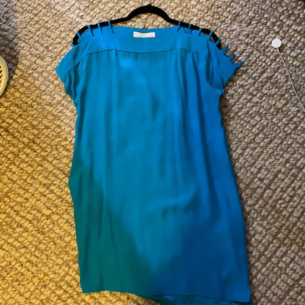 Blue dress